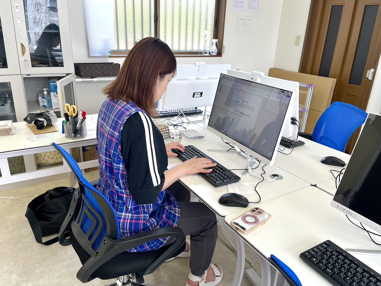 PC・事務作業の様子